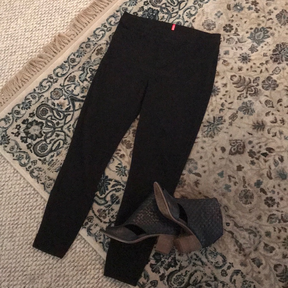 SPANX black jean legging EUC